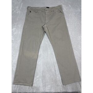 Adriano Goldschmied Pants Mens 38X32 Khaki The Graduate Tailored Leg (38X29)